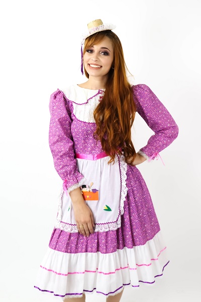 Festa Junina vestido pipoqueira